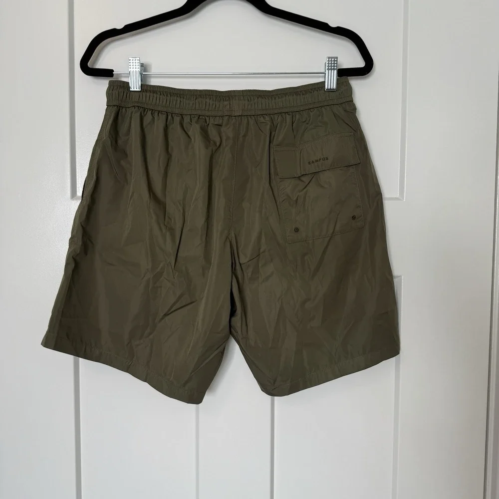 Kampos Swim Shorts‎ Long Olive NEW Mens Size Large Made in Italy NWT $224 Trunks